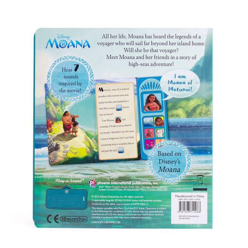 Disney Moana - I Am Moana Little Sound Board Book