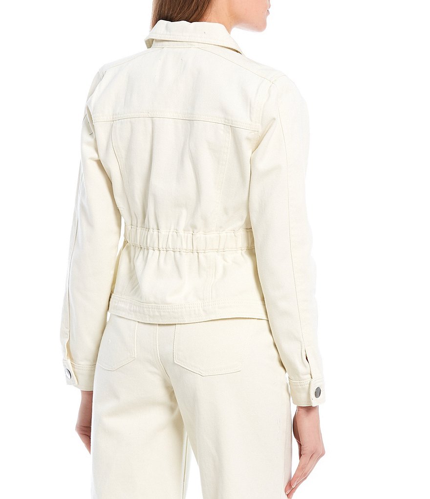 Sundown by Splendid Coordinating Joey Acid Wash Zip Front Hoodie