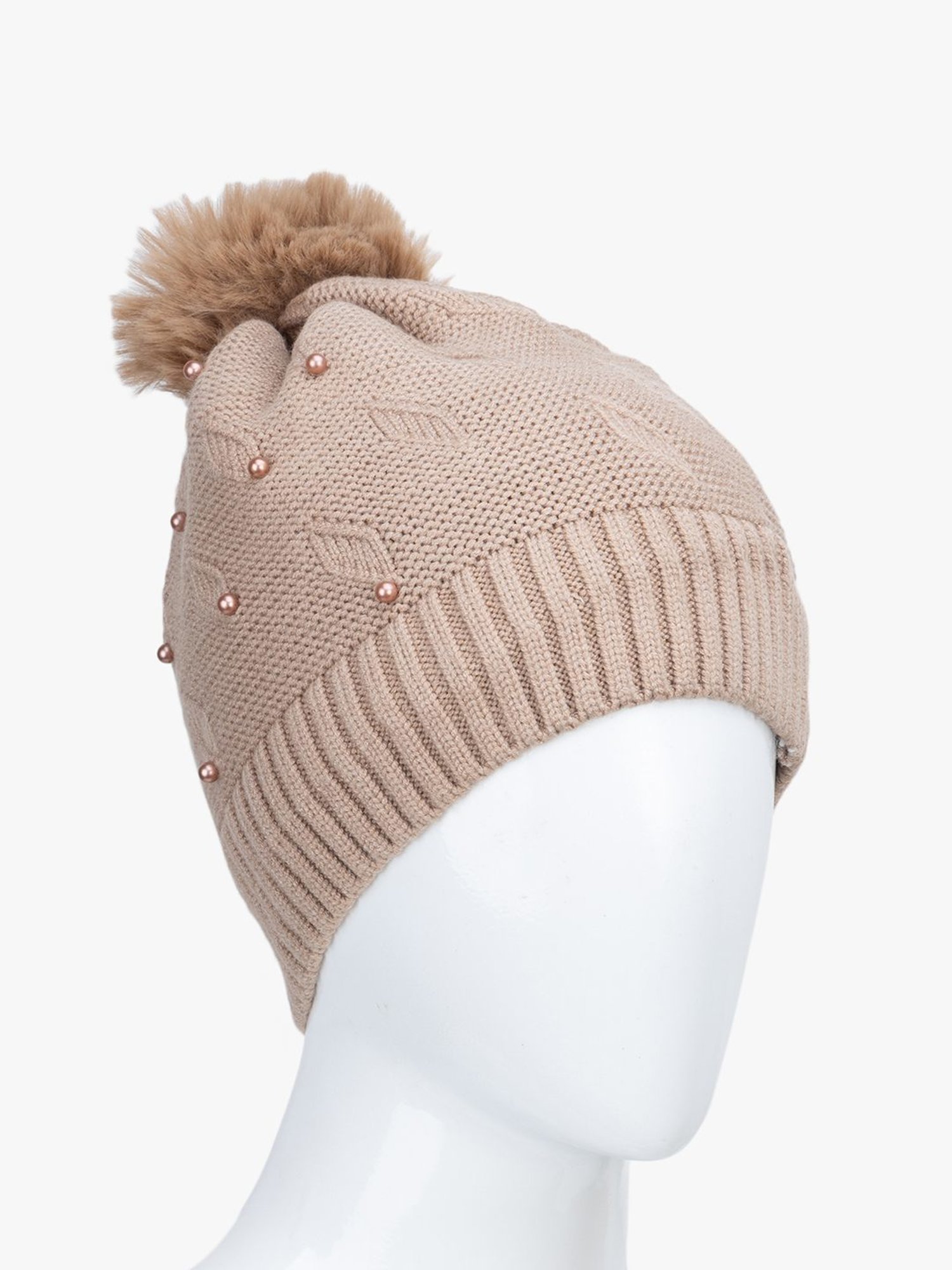 HauteSauce White Embellished Baseball Cap