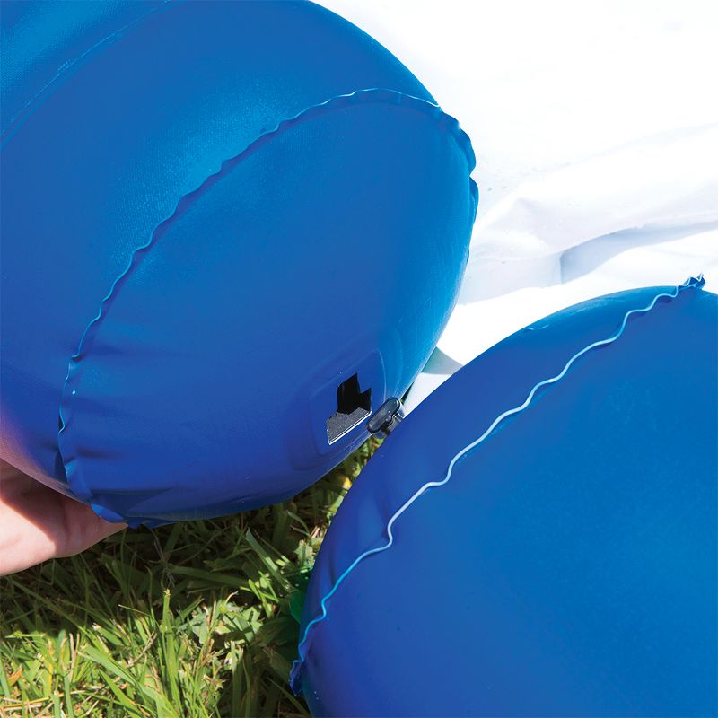 HearthSong Strike Zone 18'L Bowling Water Slide with Two Speed Boards for Outdoor Active Play