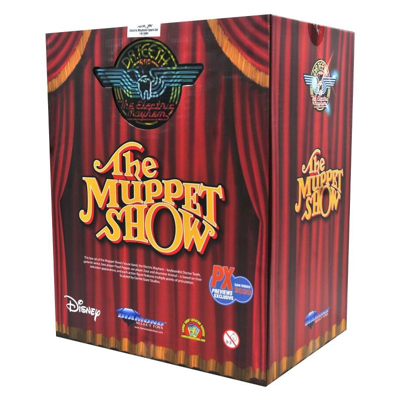 Diamond Select The Muppets Exlcusive Electric Mayhem 5-Piece Action Figure Box Set