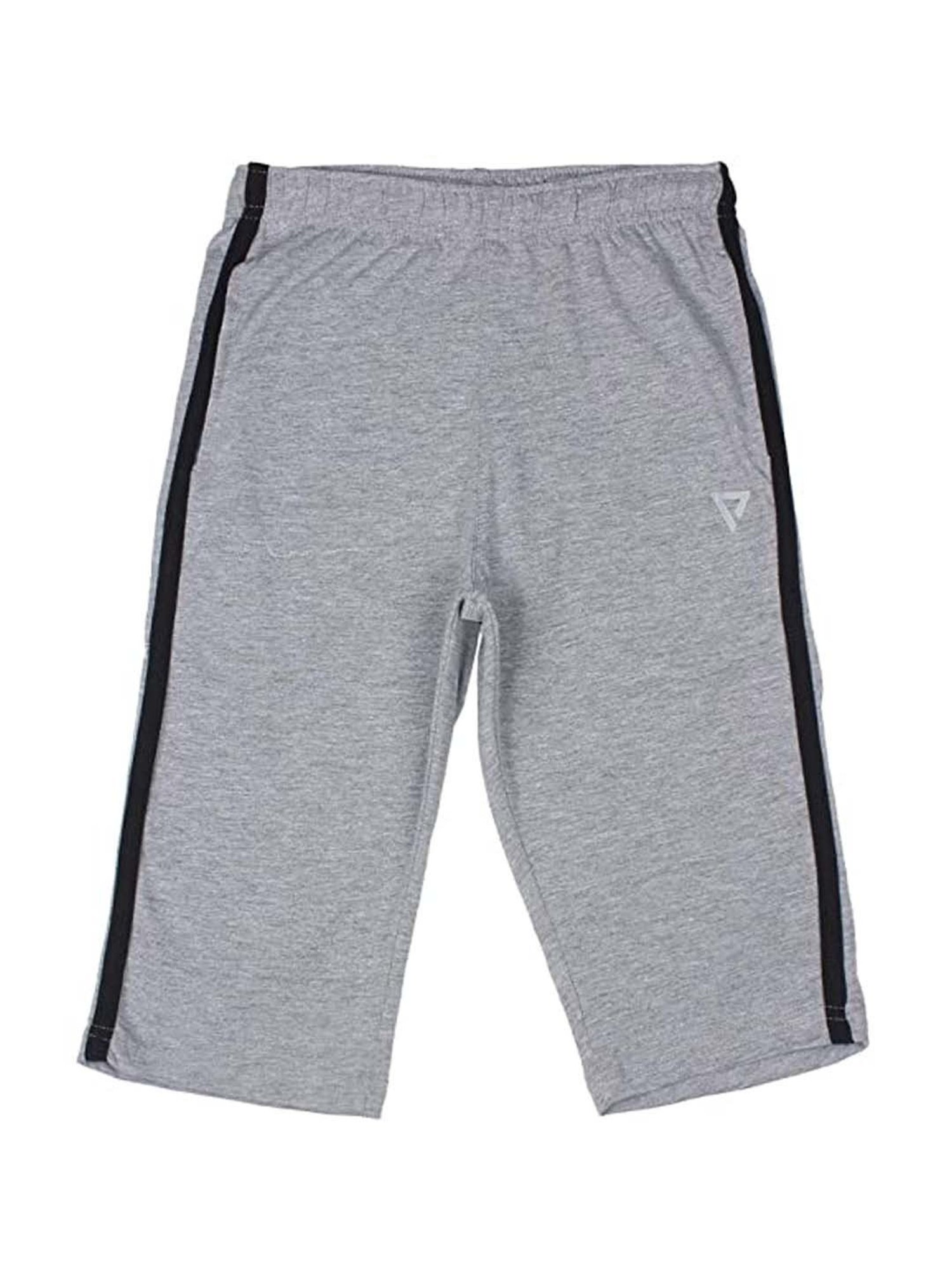 Proteens Boys Grey Cotton Regular Fit Capri