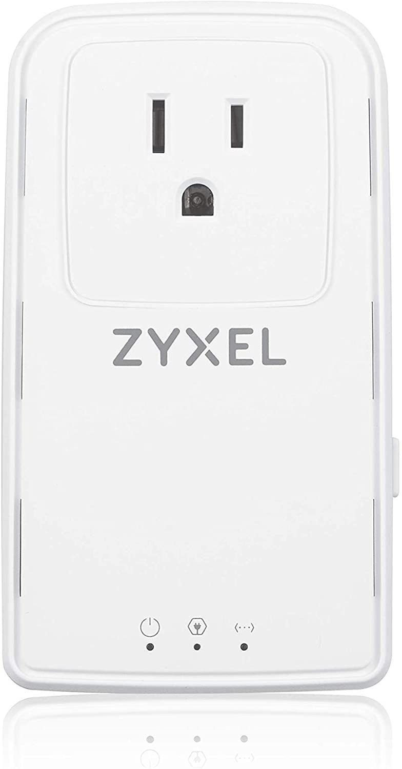 Zyxel G.hn 2400 Wave 2 Powerline Kit Pass-Thru Gigabit Plug&Play Stream 8k Content [PLA6456]