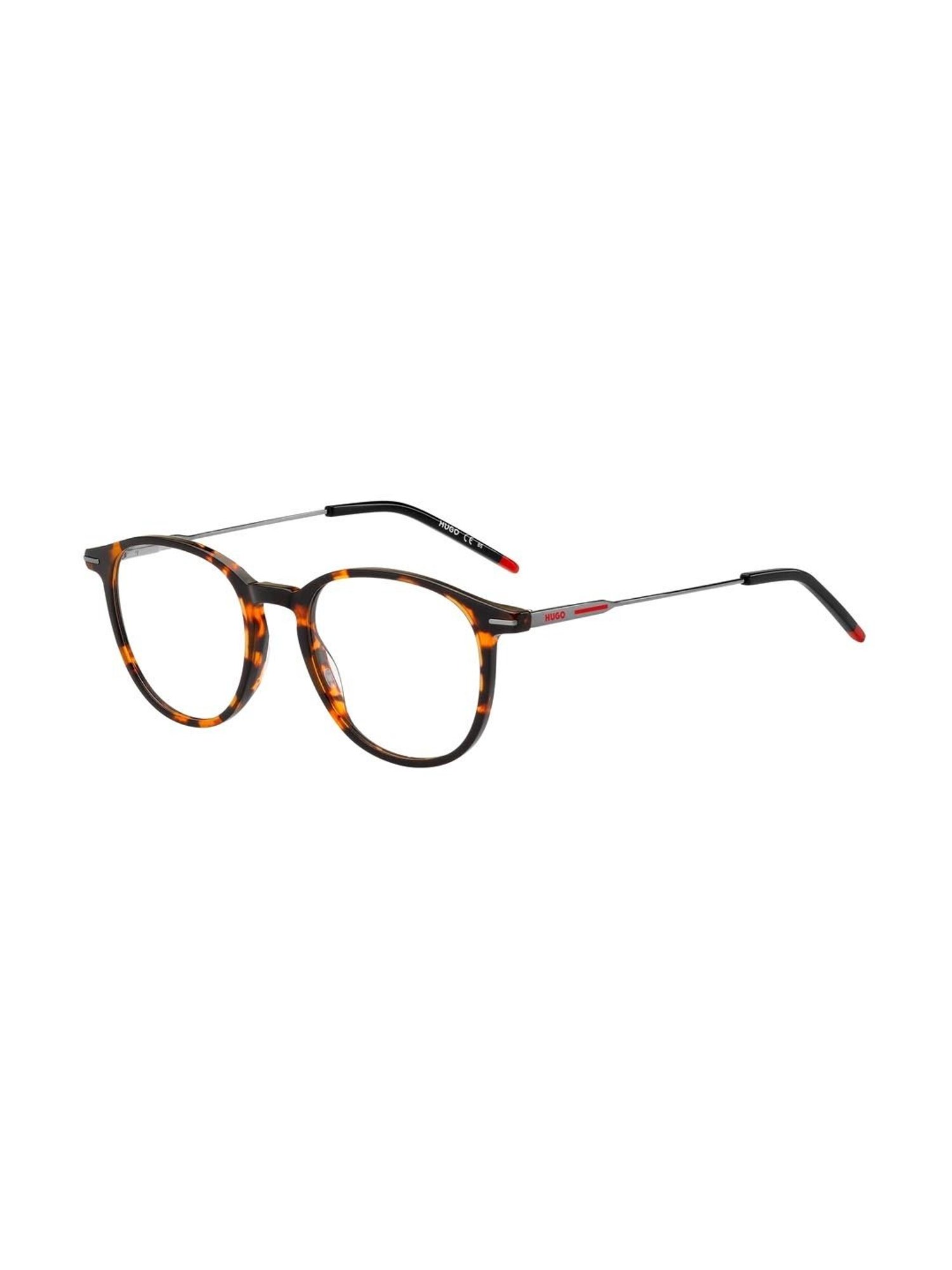 HUGO Brown Oval Eye Frames for Men
