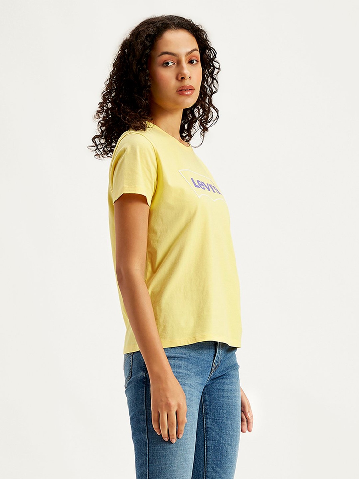 Levi's Yellow Logo Print T-Shirt