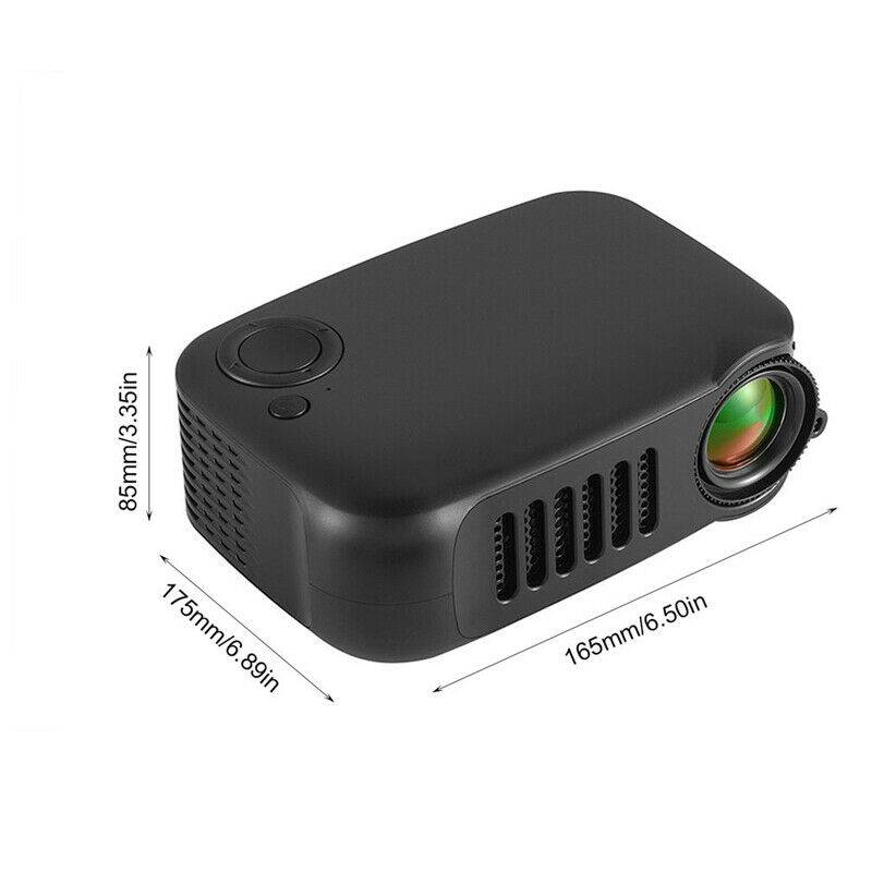 A2000 Mini Portable LED Projector Home Theater Cinema USB HDMI AV SD 1080P HD UK