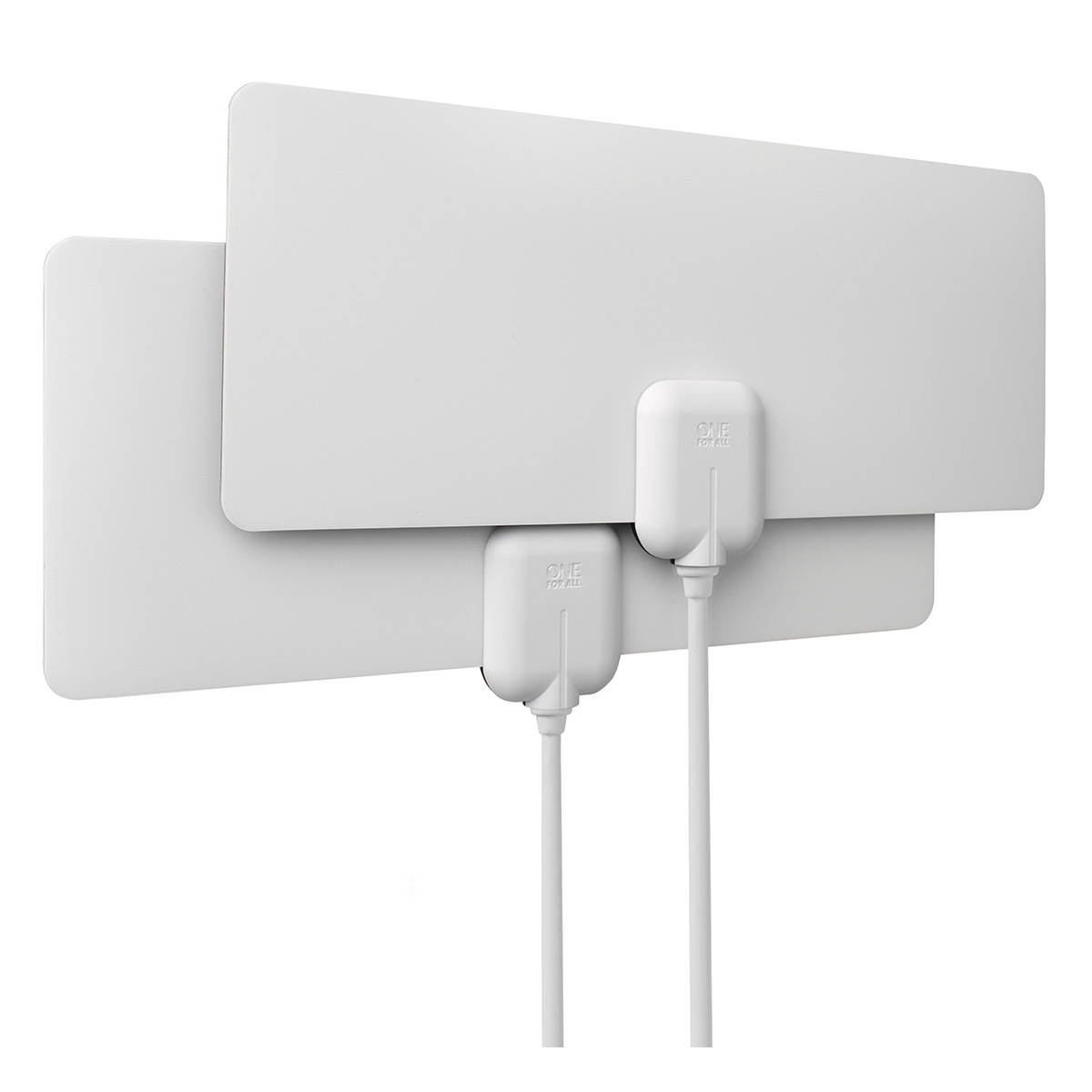 One For All 14502 Indoor Flat HDTV Antennas, White (2 Pack)