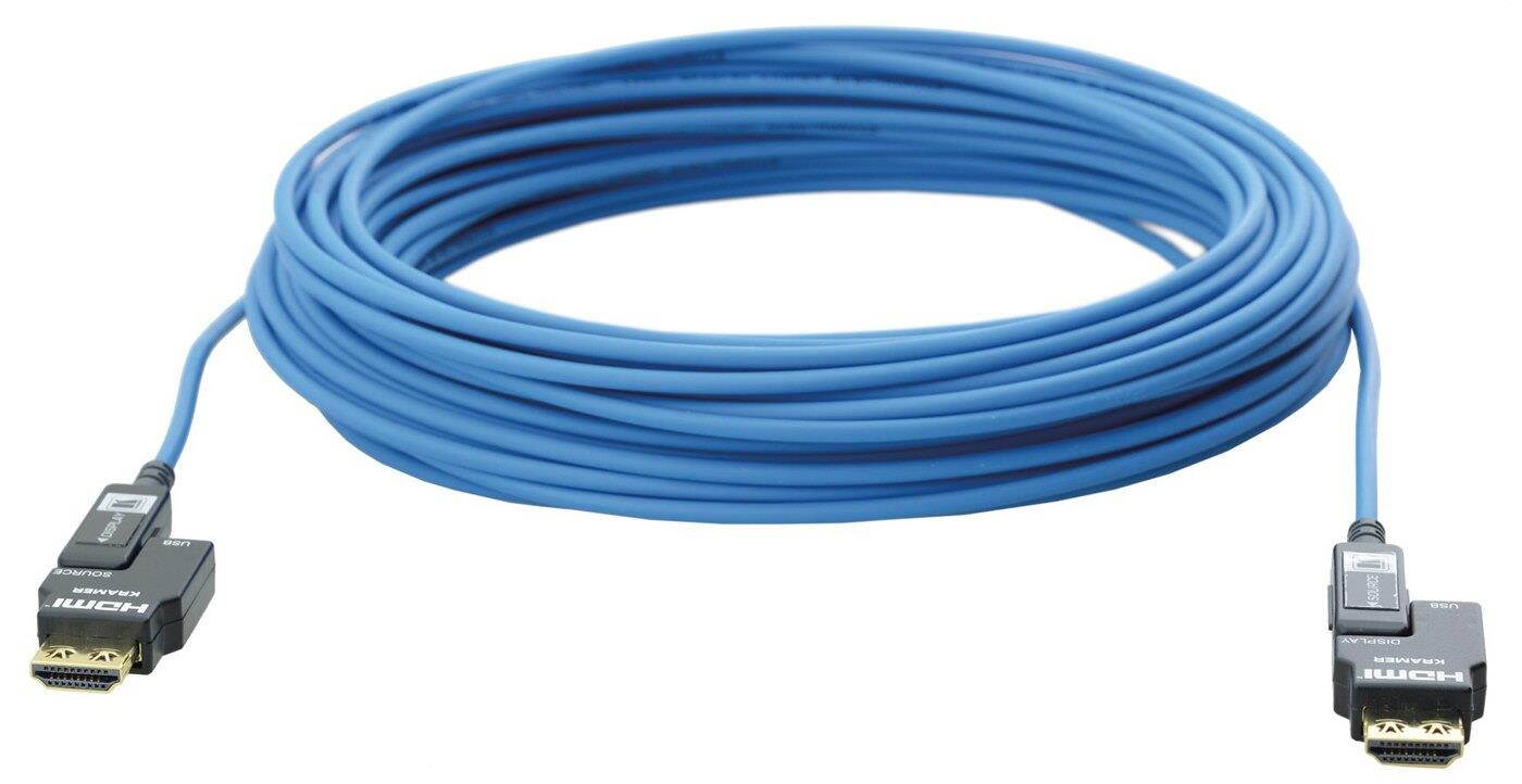 Kramer CP-AOCH/XL-262 Active Optical High-Speed Pluggable HDMI Cable - Plenum Rated w/1-Yr Warranty