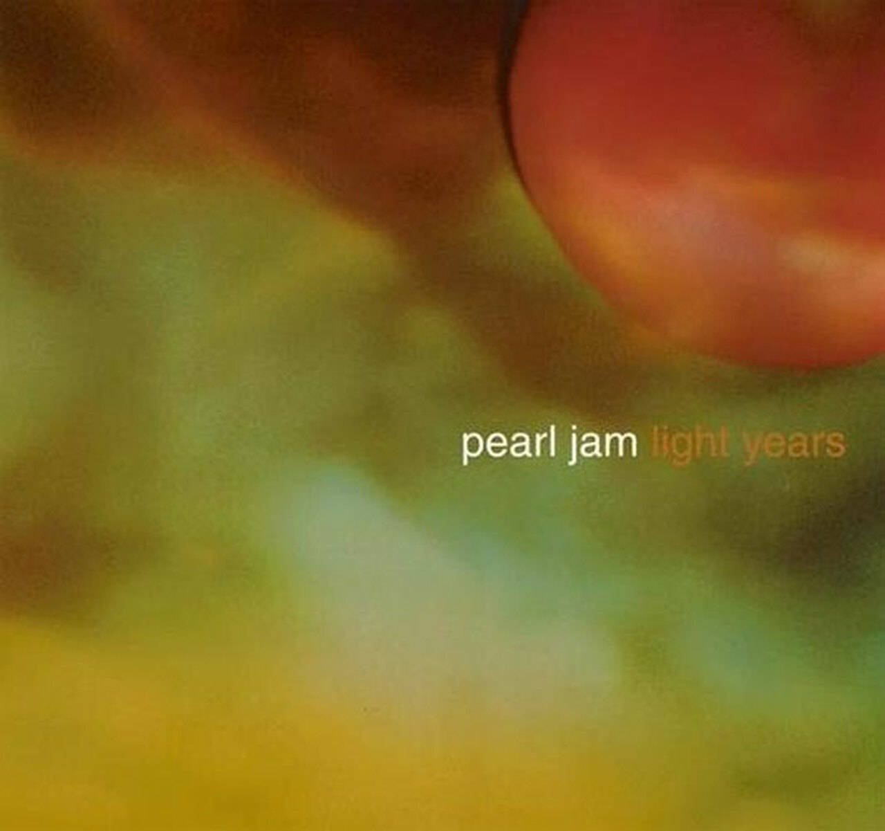 Pearl Jam Light Years & Soon Forget 7" Vinyl (Yellow Vinyl)