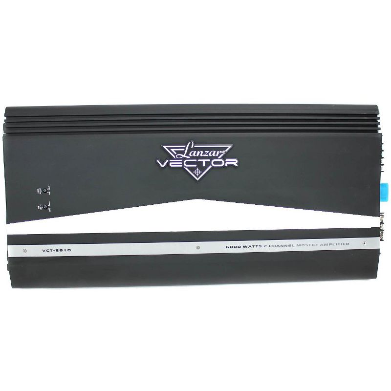 Lanzar Audio VCT2610 6000W 60A 2 Channel Car Amplifier Power Amp Stereo MOSFET