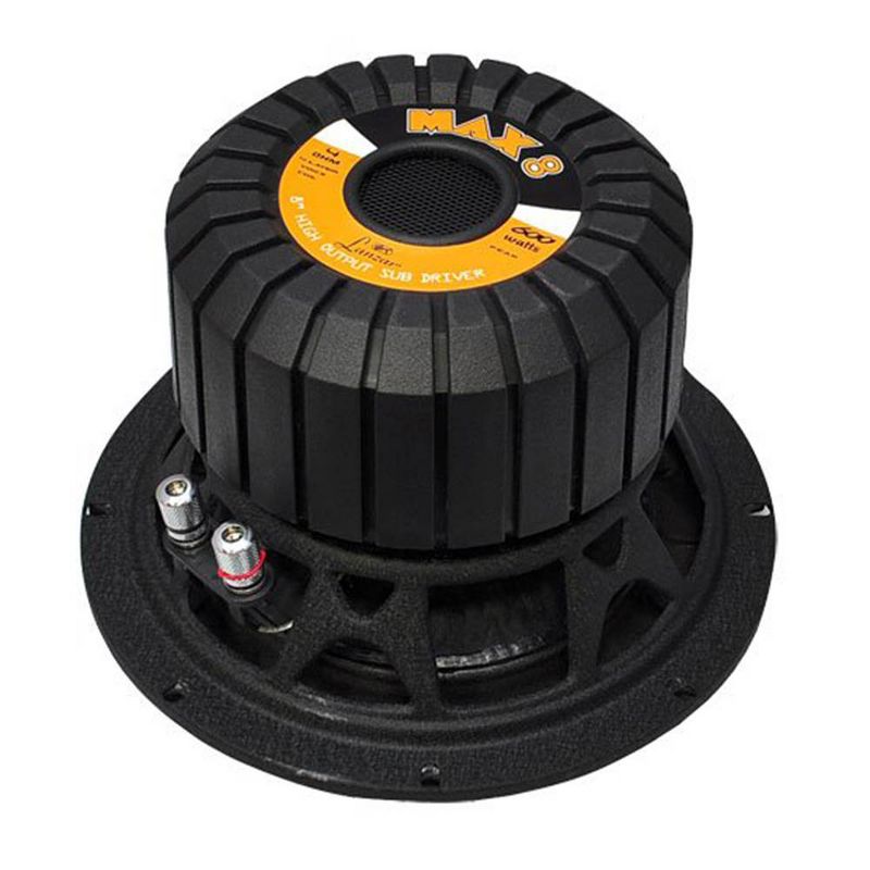 Lanzar 8 Inch 600 Watt 4 Ohm 4 Layer Voice Coil Car Audio Subwoofer | MAX8