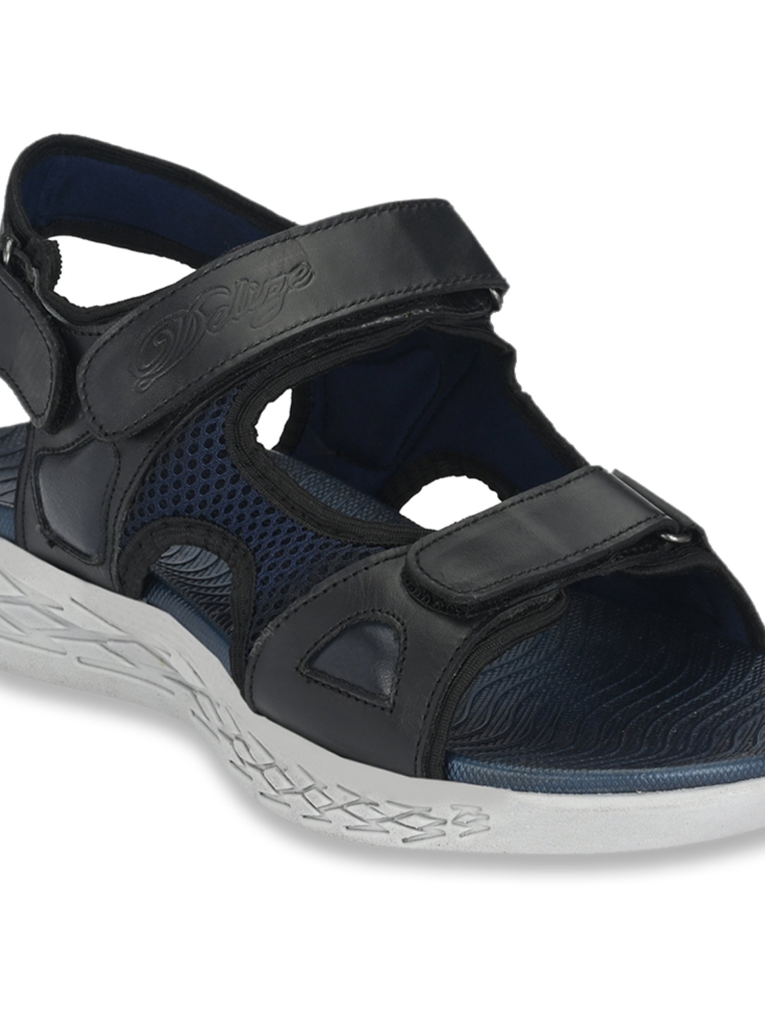 Delize Men's Blue Floater Sandals