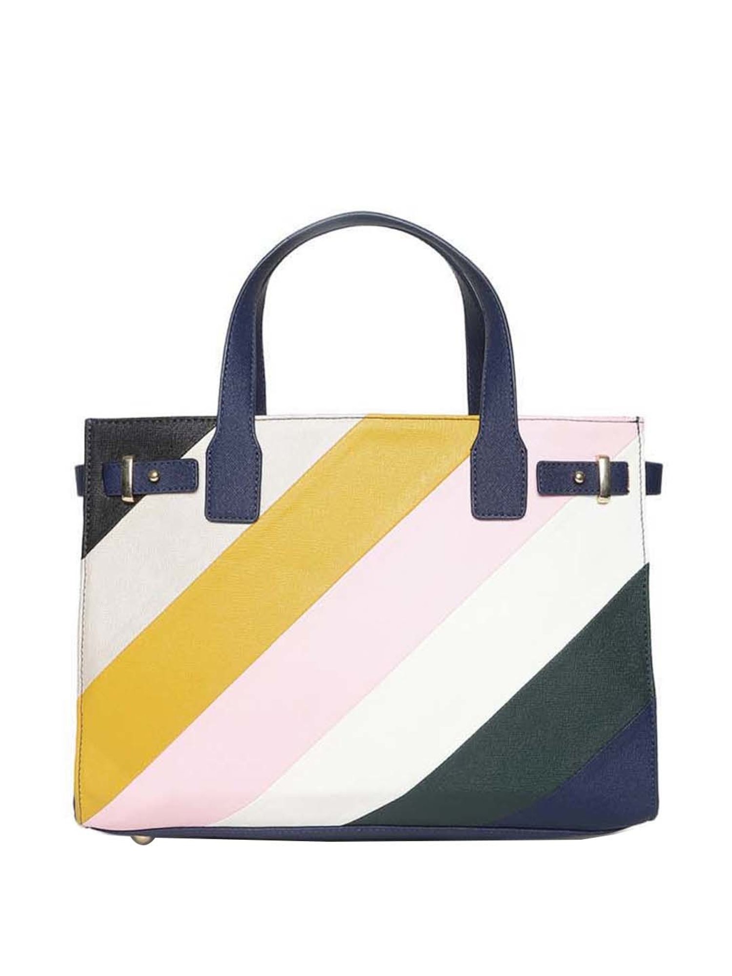 KLEIO Multicolor Color Block Medium Handbag