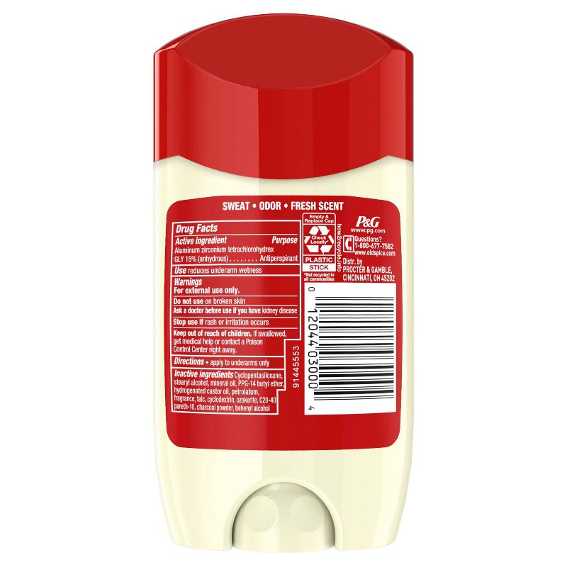 Old Spice Fresher Collection Volcano Invisible Solid Antiperspirant & Deodorant - 2.6oz