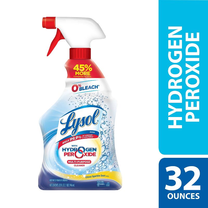 Lysol Power and Free Multi-Purpose Citrus Sparkle Cleaner Spray - Bleach Free - 22 fl oz