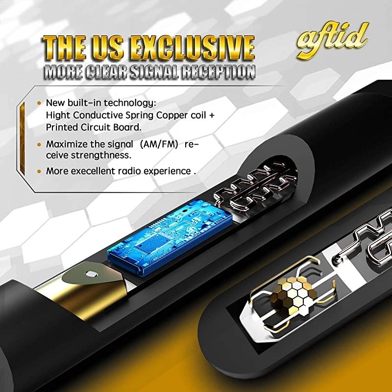 48 AMFM Radio Short Antenna Compatible with Toyota Tundra 19992021