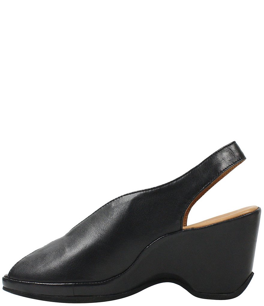L'Amour Des Pieds Odetta Sling Wedge Pumps