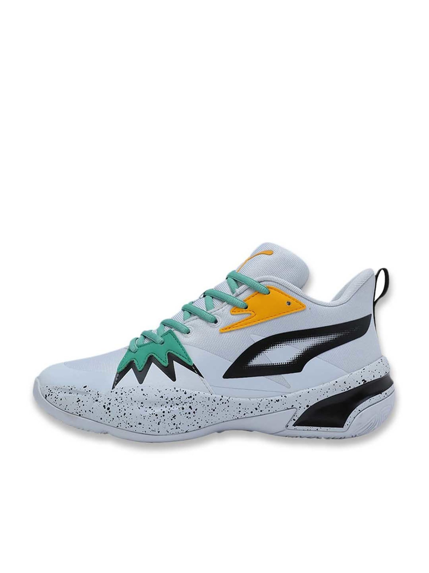 Puma Men's Genetics Speckle White Basketball Shoes