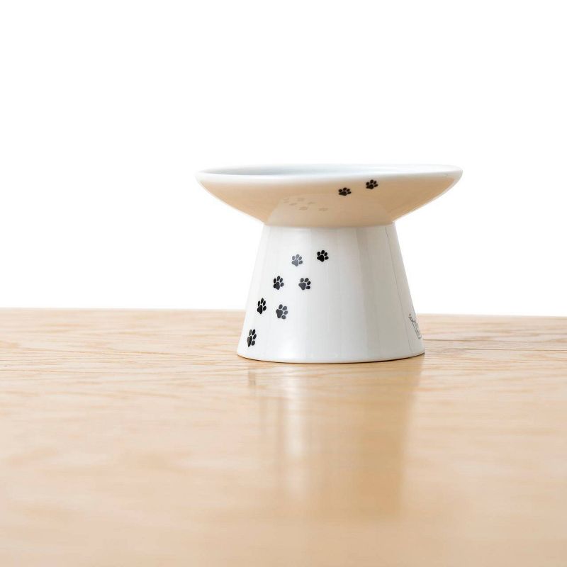 Necoichi Raised Cat Food Bowl - Extra Wide