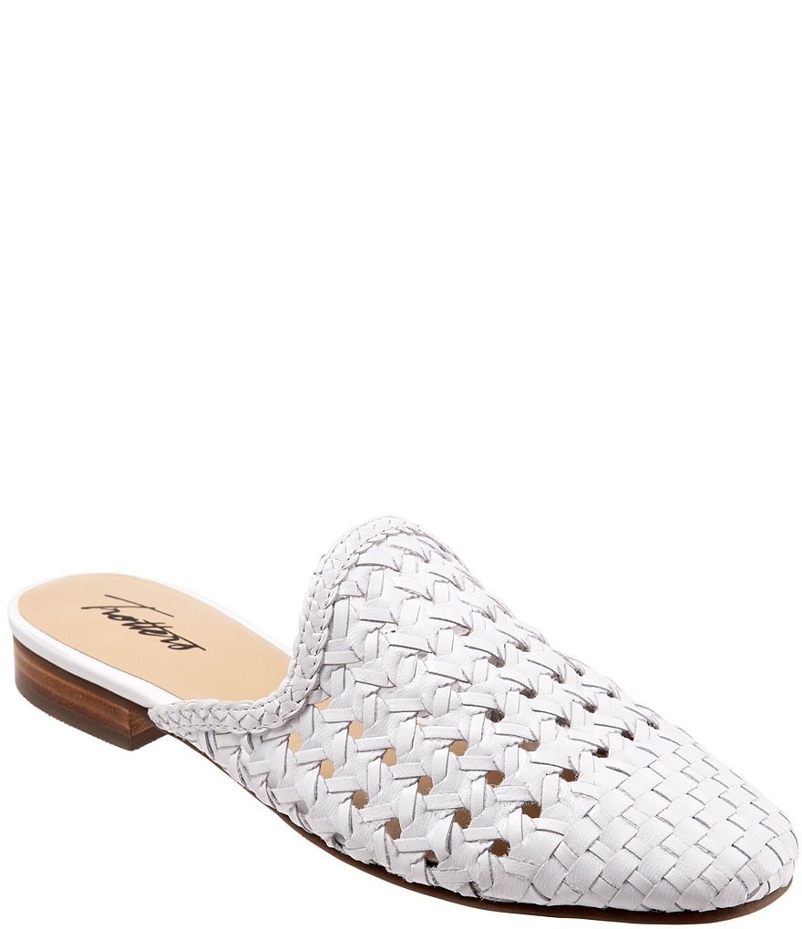 Trotters Leona Woven Leather Mules