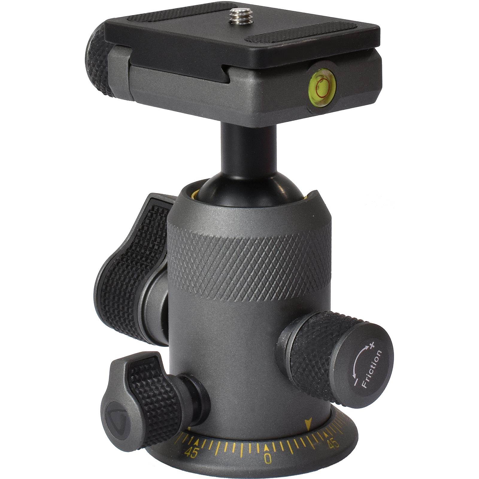 Vanguard Alta BH-100 Aluminum Ball Head - 22 lb Max Load Capacity, 2 Bubble Levels