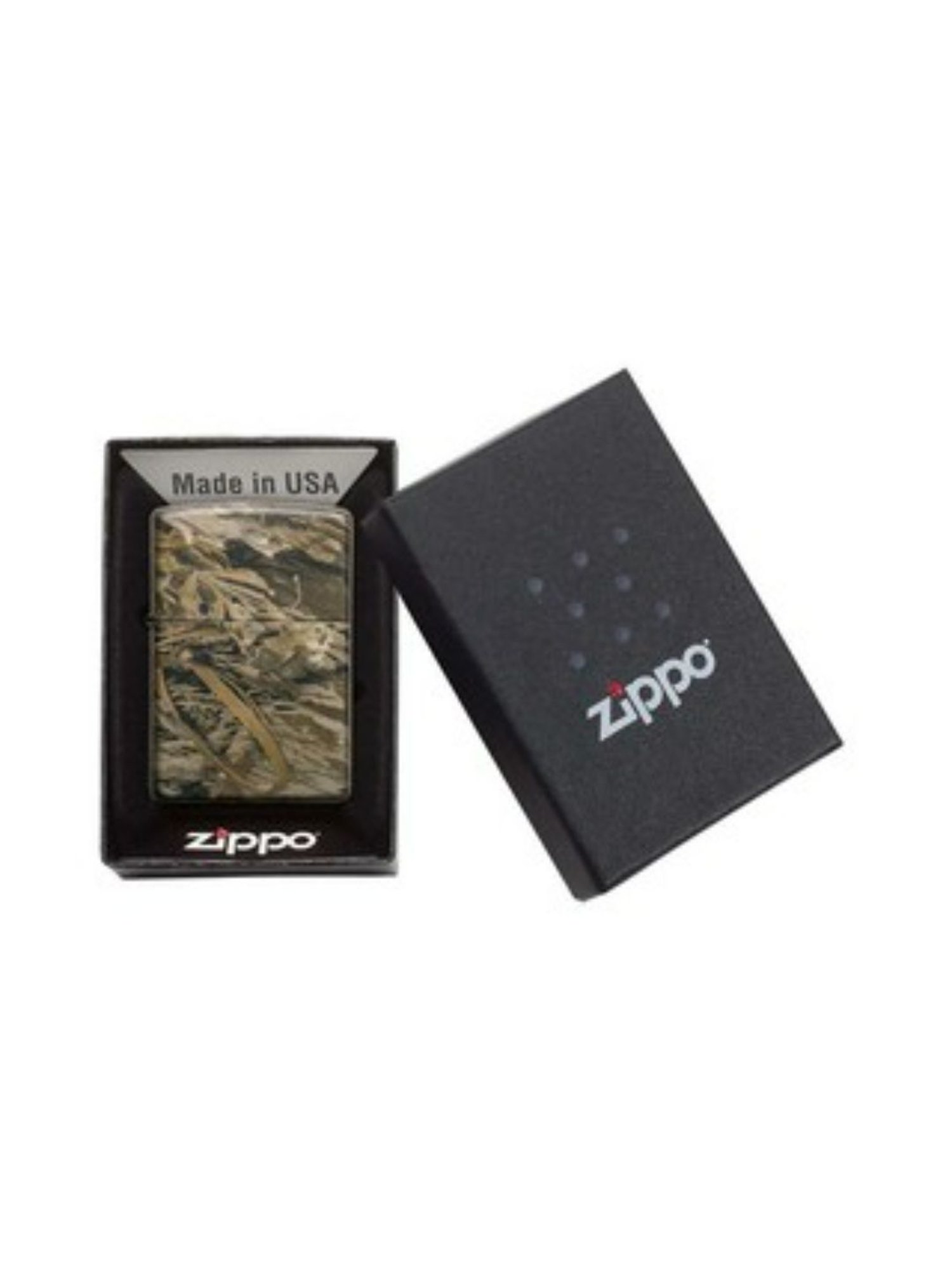 Zippo Green Realtree MAX1-XT Brass Windproof Pocket Lighter