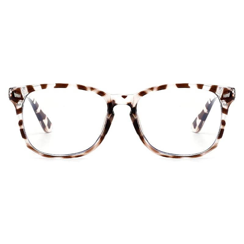 Blue Light Blocking Computer Glasses Retro Clear Lens Eyeglasses Frame