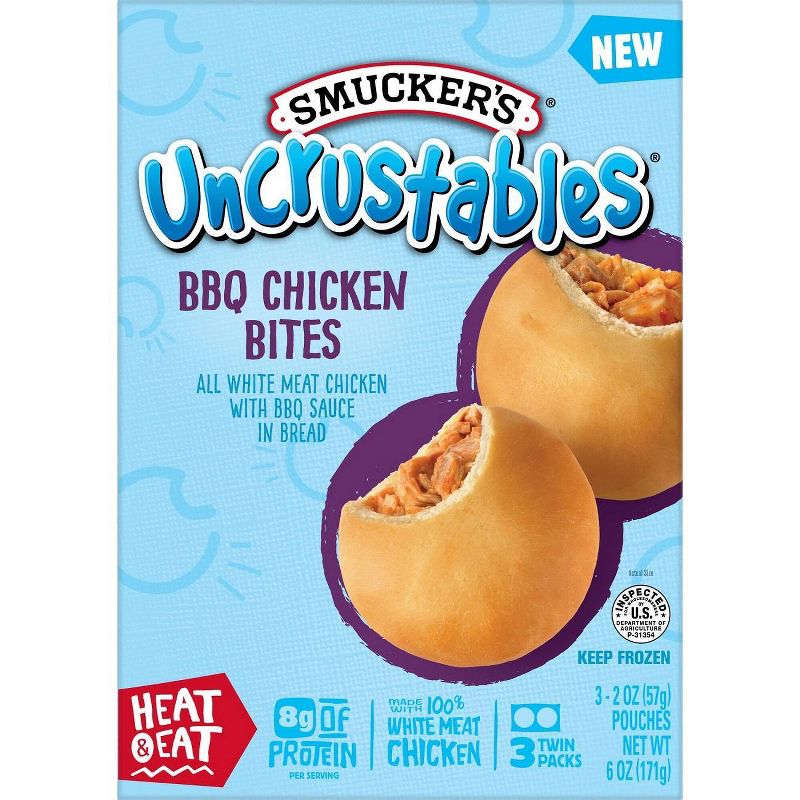 Smucker's Uncrustables Frozen BBQ Chicken Bites - 6oz/3ct
