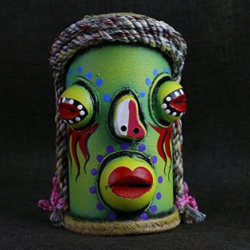 Home Office Desktop Wooden Trapezium Design Storage Romote Control Pen Holder