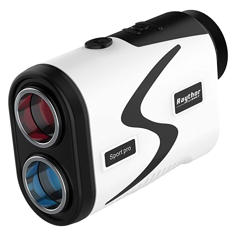 Golf Rangefinder, 6X Rechargeable Laser Range Finder 1000 Yards with Slope Adjustment, Flag-Lock with Vibration, Fast Focus System, Continuous Scan, Help You Choose The Right Club