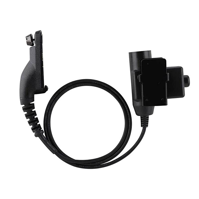 Tactical Headphone PTT Military Radio Headset Adapter Compatible for Motorola XiR Series 2 Way Radio