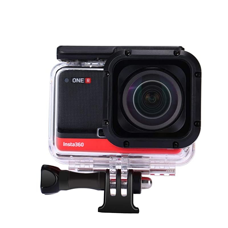 Housing Case for Insta360 ONE R 1 Inch Edition Underwater Diving Protective Shell 60M196FT with Bracket Accessories