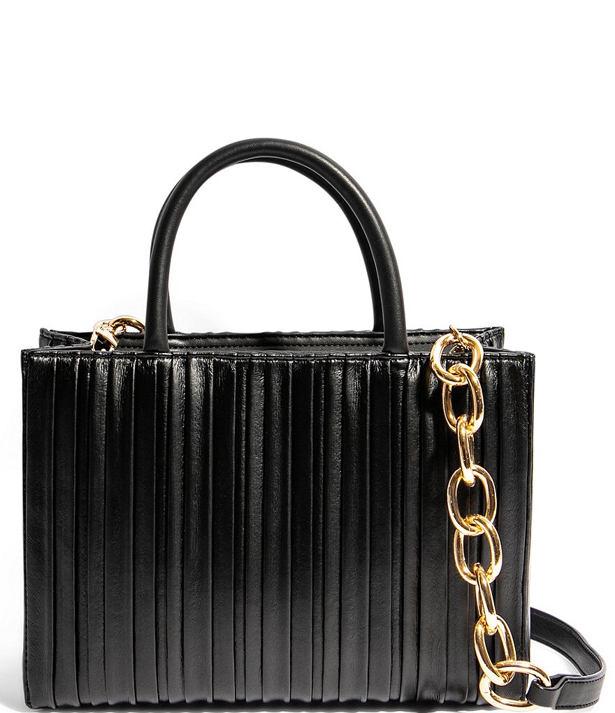 House of Want We Gram Small Pleated Chain Strap Tote Bag