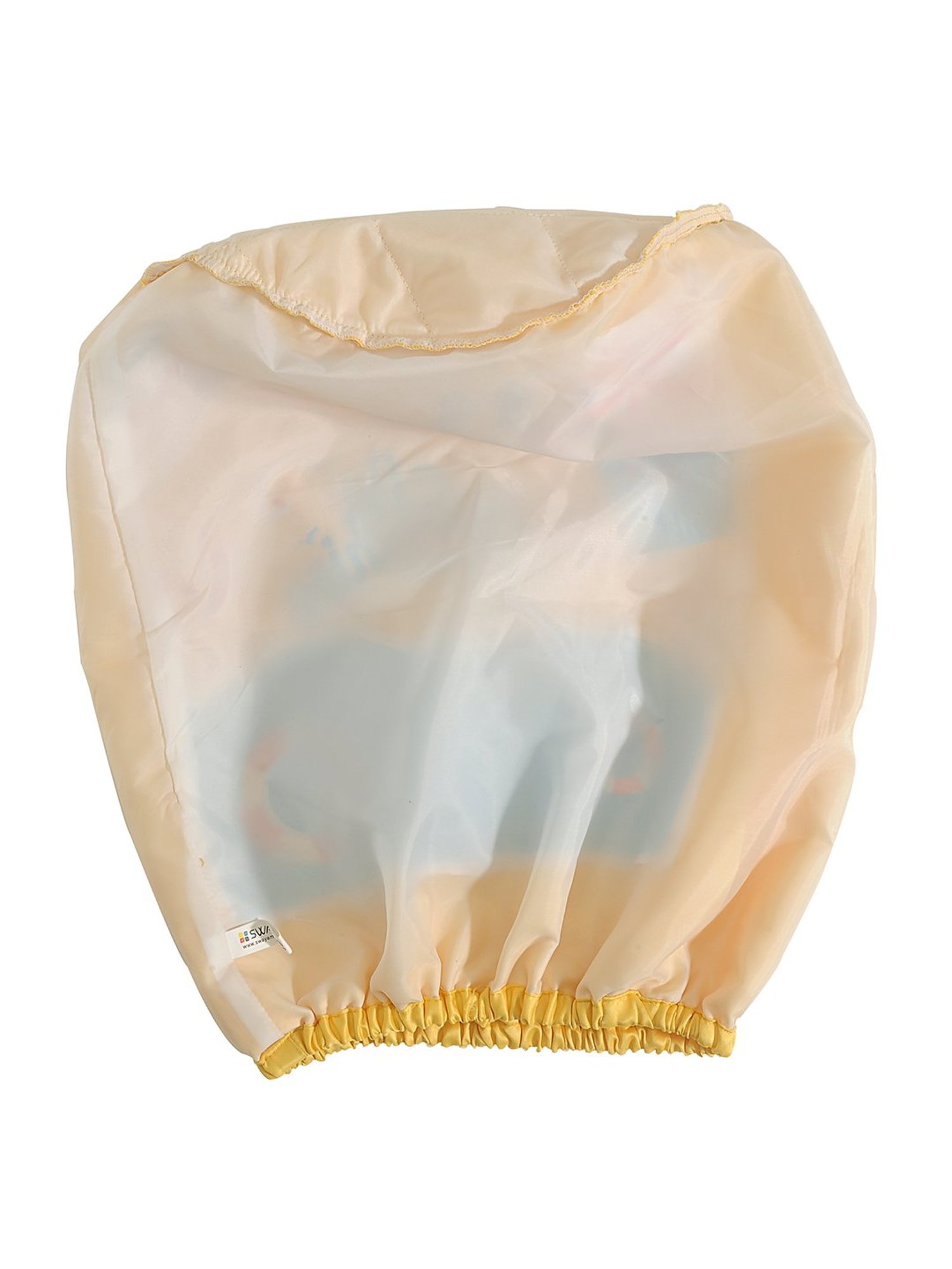 Swayam Yellow Cotton 20 Litre Water Dispenser Bottle Covers - Set of 1