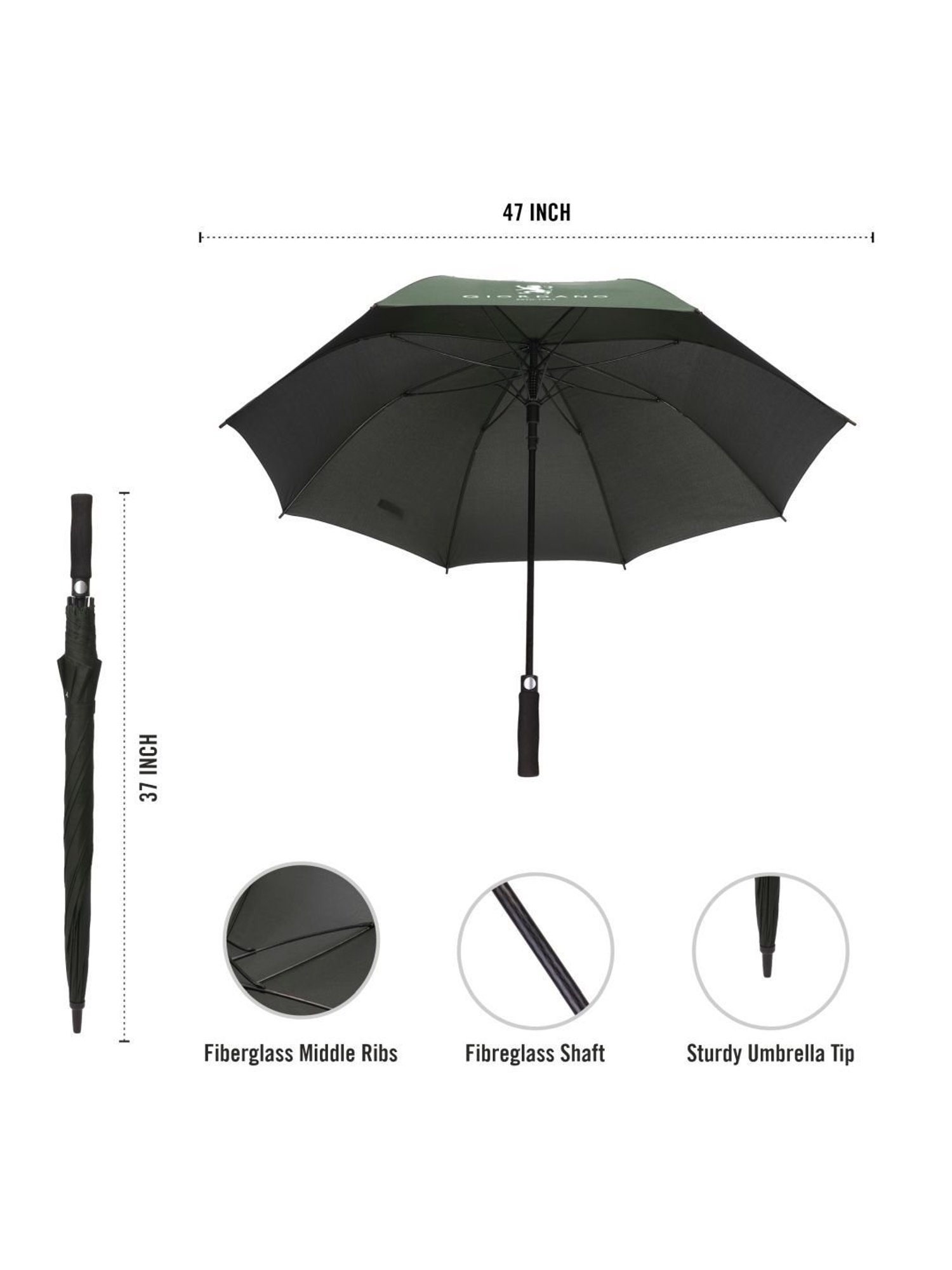 Giordano Automatic UV Protection Green Umbrella