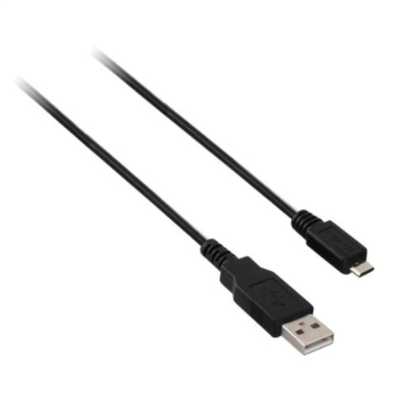 V7 High-Speed Micro USB 2.0 Device cable - 6 feet - A Male to B Male charge and Sync for Smartphone, Digital cameras, MP3 Player, Tablets (V7N2USB2AMcB-06F) - Black