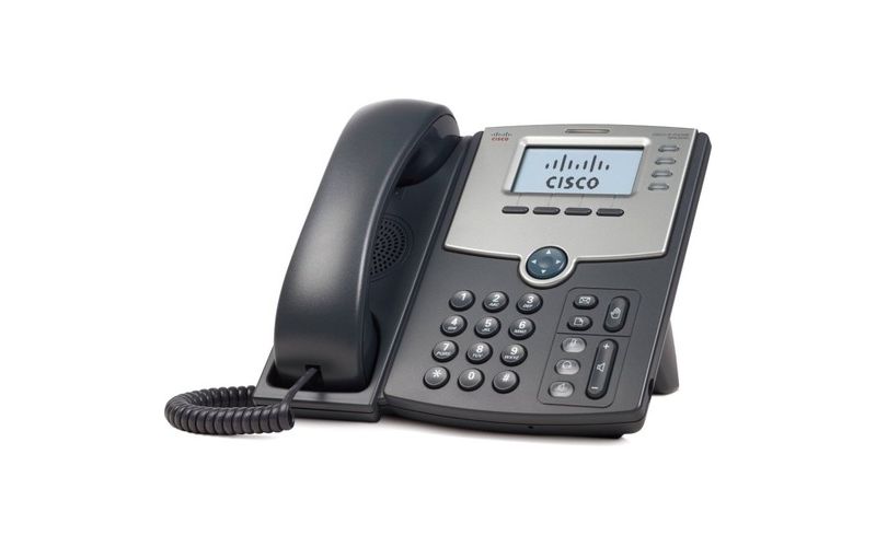 Cisco SPA 504G IP Phone - Refurbished - 4 x Total Line - VoIP - 2 x Network (RJ-45) - Monochrome - SIP v2 Protocol(s)