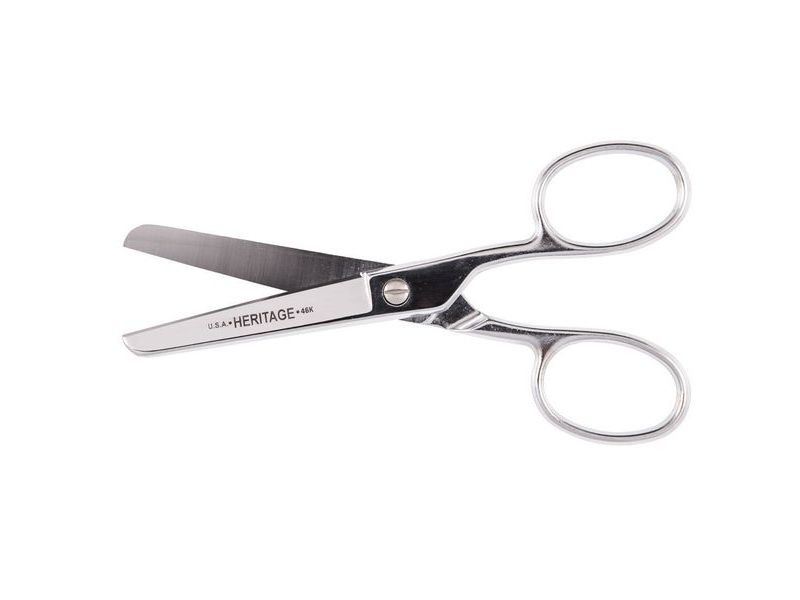 HERITAGE G46HC Safety Scissors with Large Rings, 6-Inch