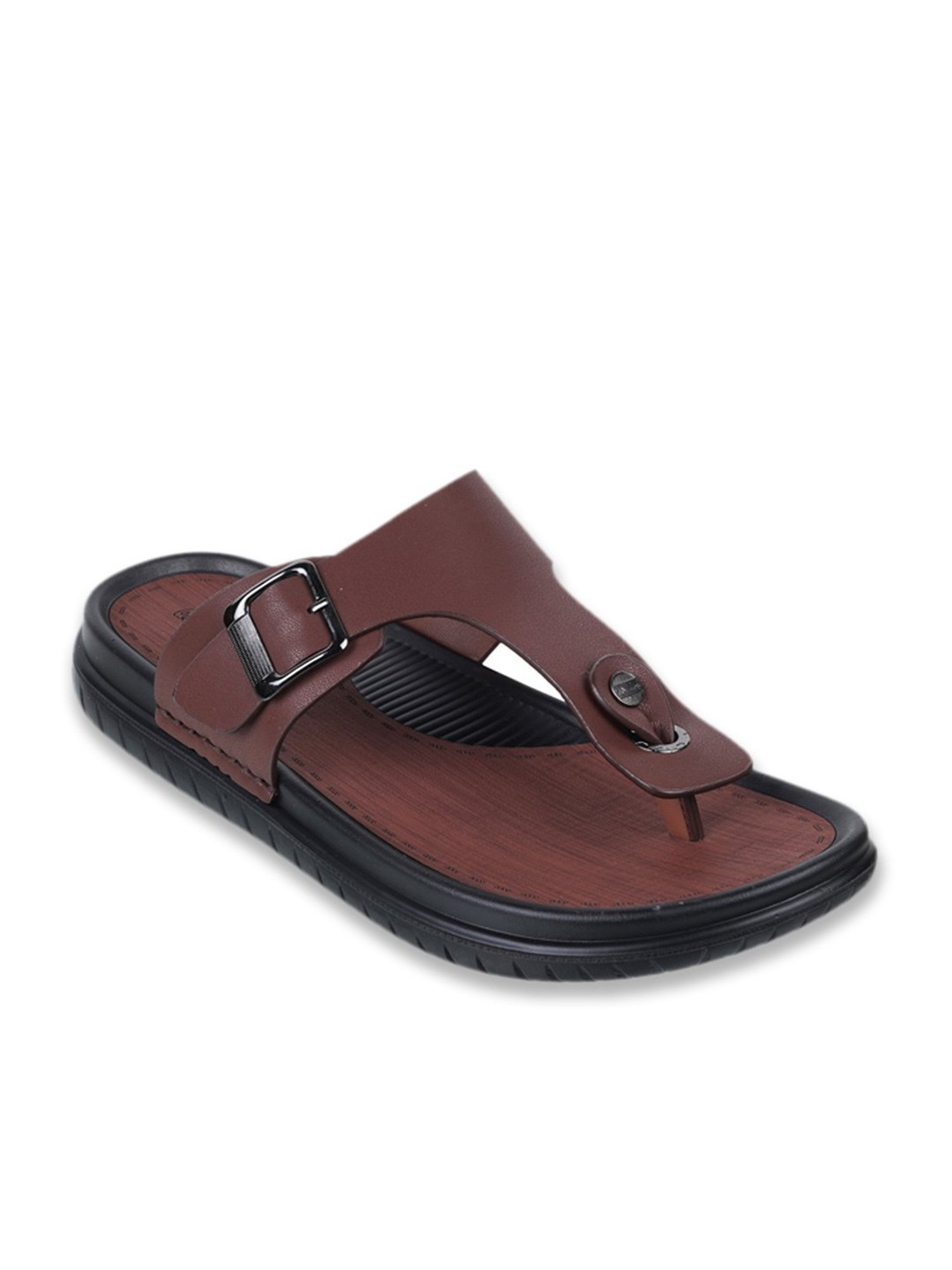 Da Vinchi by Metro Men's Brown Thong Sandals