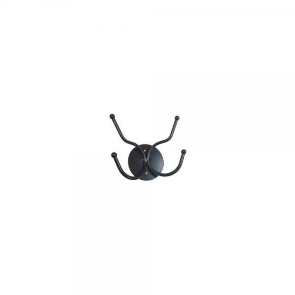 Contemporary Wall Garment Hooks (Black)
