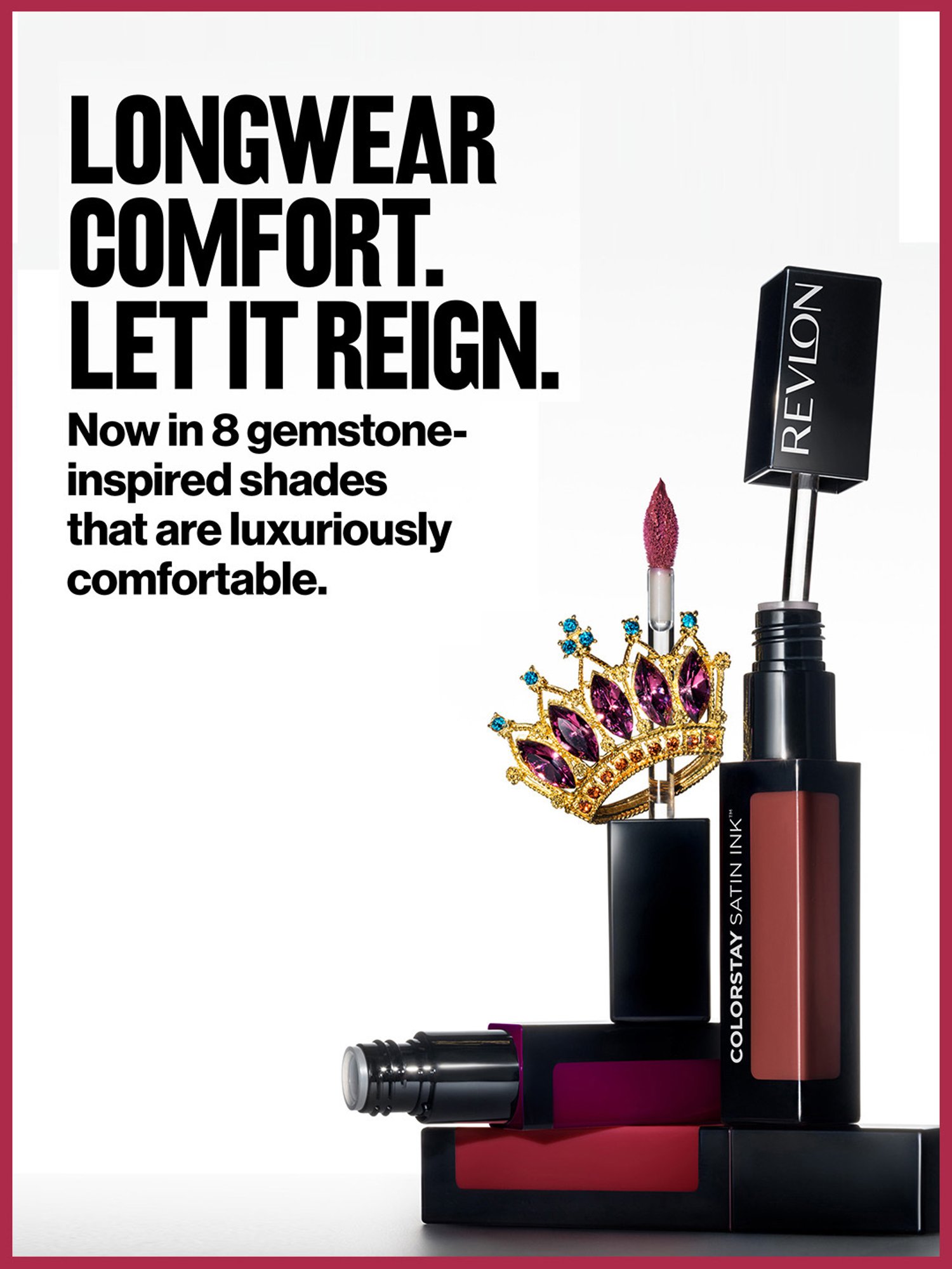 Revlon ColorStay Satin Ink Crown Jewels Liquid Lipstick Pink Duchess - 5 ml