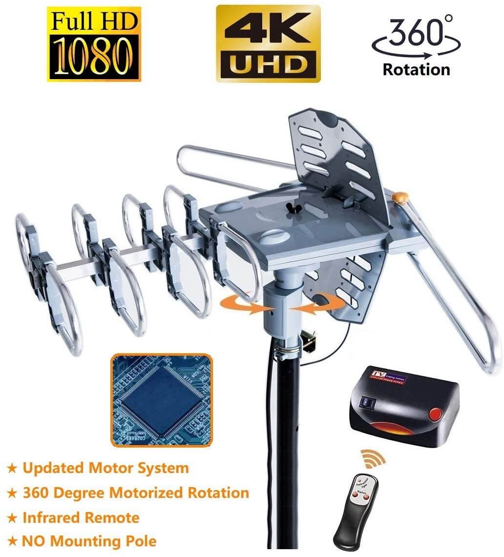 Outdoor Antenna Mounting Pole Adjustable Attic 19Inch Reversible JPole HW520P