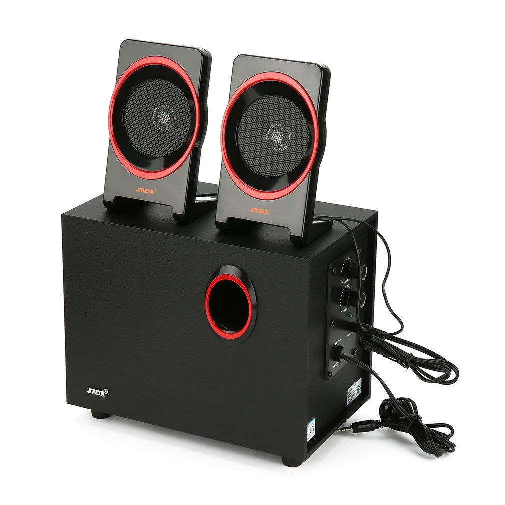 SADA SL-8018 Subwoofer Multimedia Portable Desktop Mini Satellite Speakers