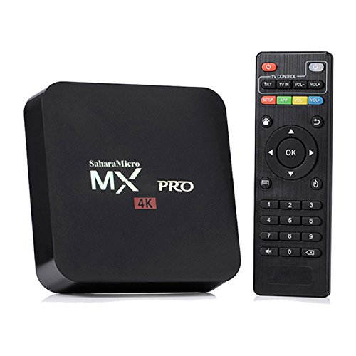 [Mega1Comp Exclusive] MXQ Pro HDTV Box UHD 1080P HD up to 4K Android 6.0 64 Bit Amlogic S905X Quad Core HDMI WiFi Internet Browser Games Google Play with Mini Wireless Keyboard