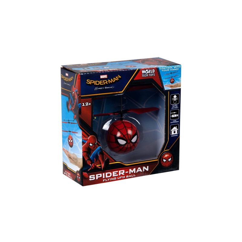 World Tech Toys Marvel Spider-Man IR UFO Ball Helicopter