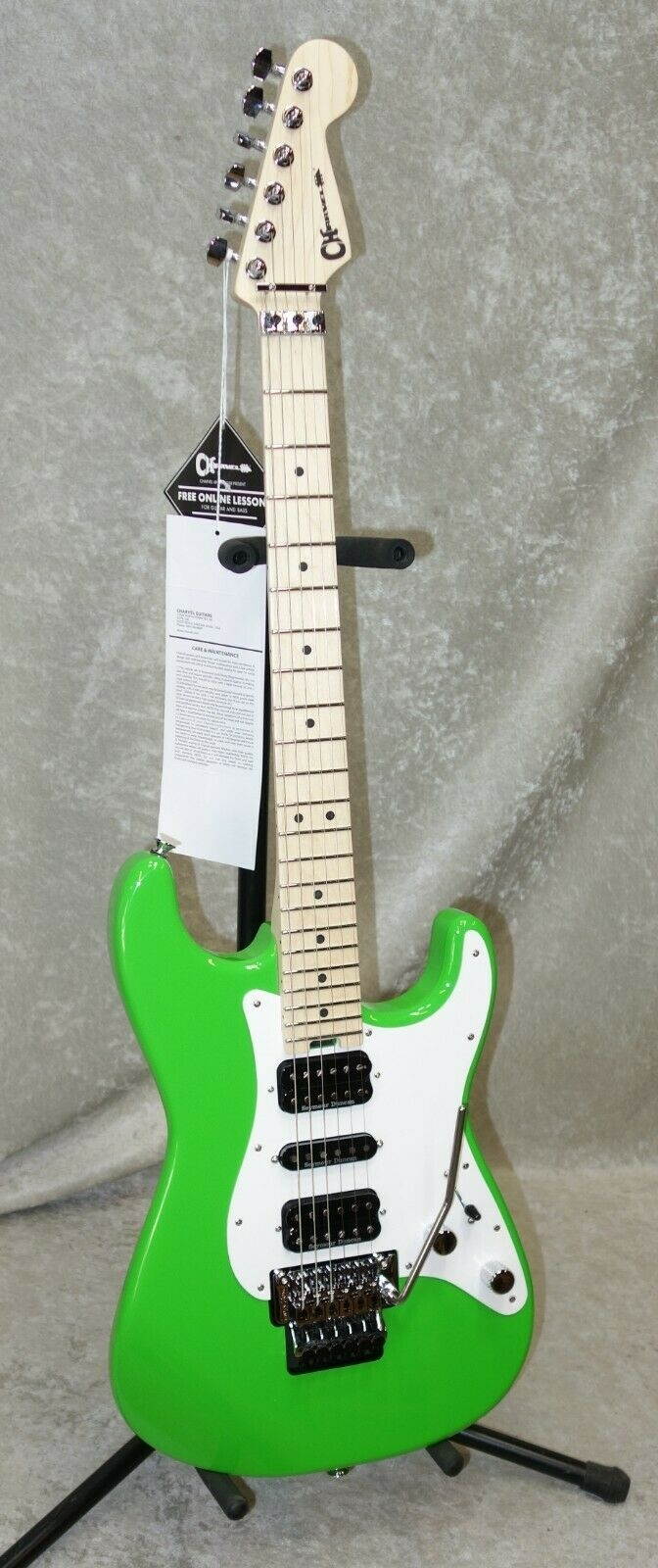 In Stock! 2021 Charvel Pro-Mod So-Cal Style 1 HSH FR M guitar in slime