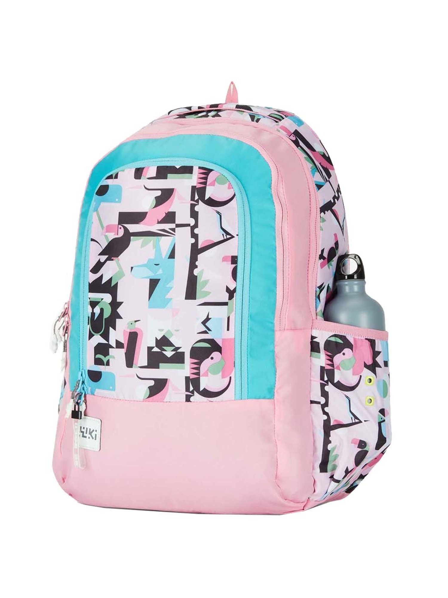 Wiki 31.5 Ltrs Pink Medium Backpack