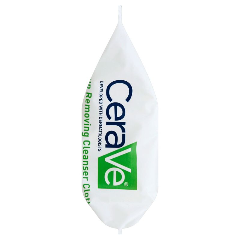 CeraVe Makeup Remover Cleansing Cloths Ultra-Gentle Wipes with Ceramides - 25ct