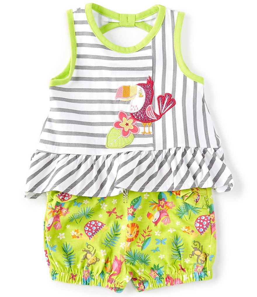 Champion Baby Girls 12-24 Months Short-Sleeve Classic Script Tee & Leggings Set