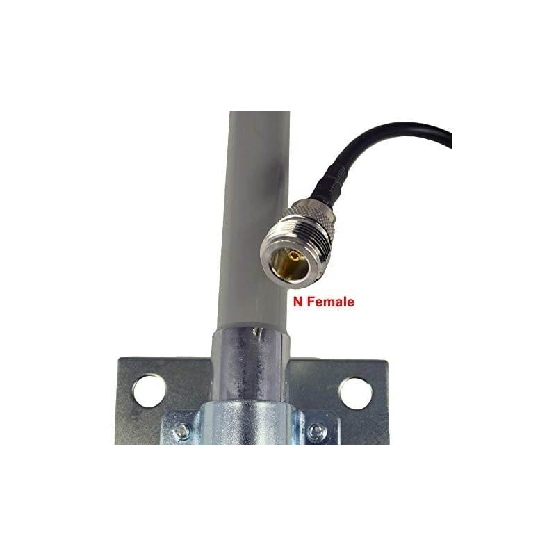 3G 4G LTE 9 dBi OmniDirectional Permanent Mount Outdoor Fiberglass Antenna for Verizon ATT Sprint TMobile USCellular and WiFi 900 MHz